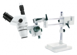 Mikroskopy stereoskopowe ze statywem uchylnym